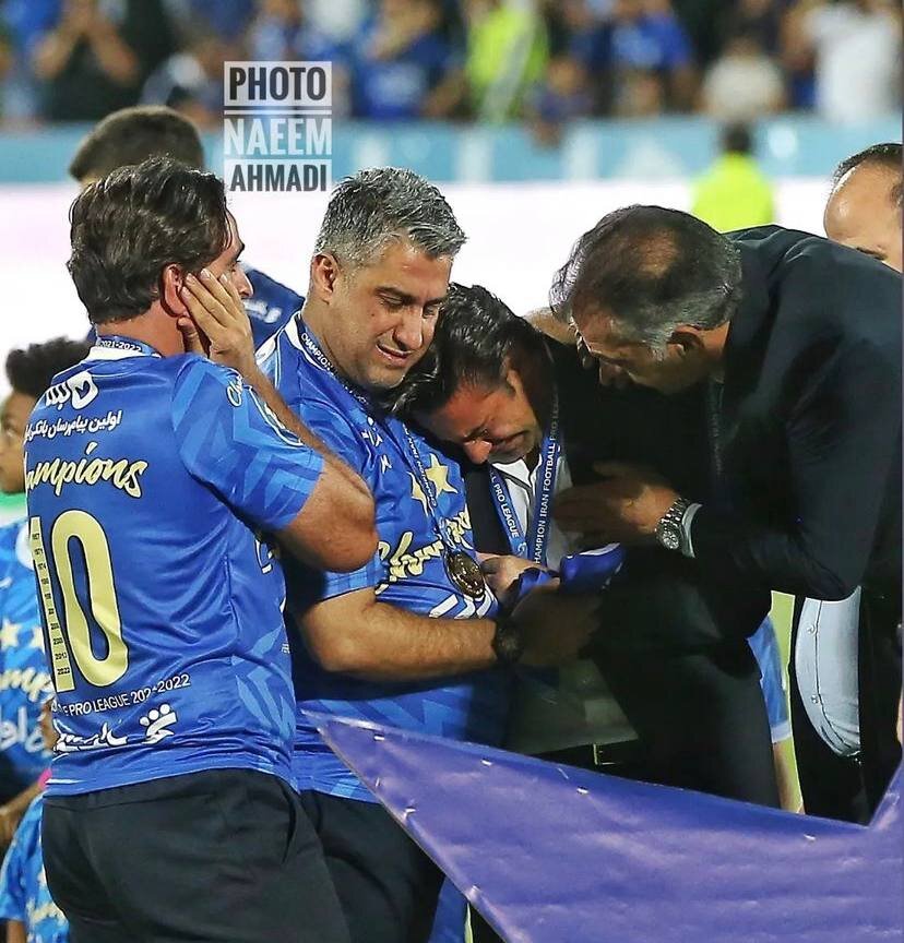 تلخترین تصویر مجیدی در جشن قهرمانی/عکس