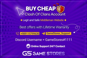 Buy Cheap Clash of Clans Account [ 100% Safe ] GameStores