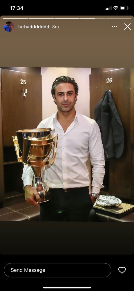 اولین واکنش فرهاد مجیدی به قهرمانی استقلال/عکس