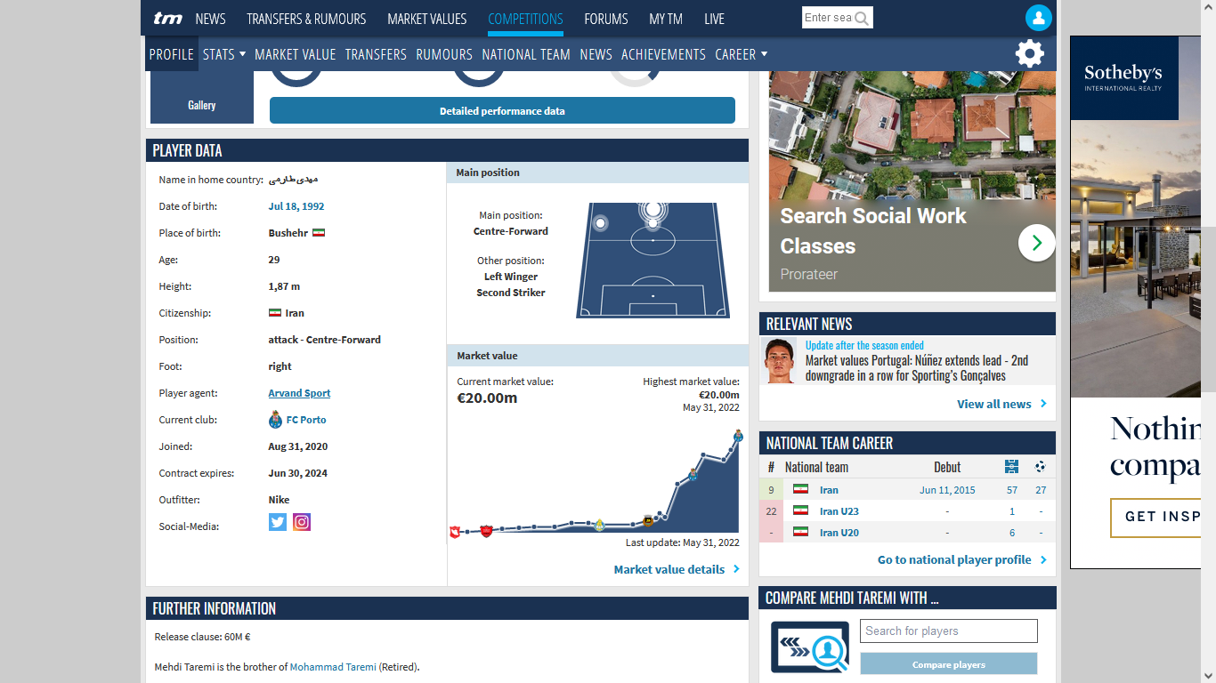 طارمی گران شد/عکس