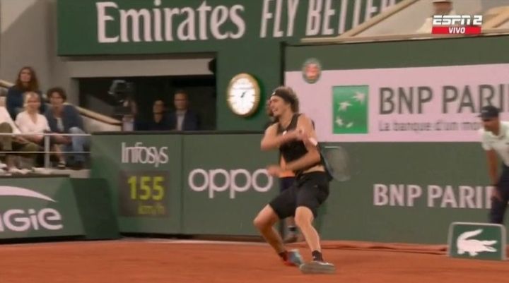 مصدومیت شدید تنیسور شماره سه جهان/عکس