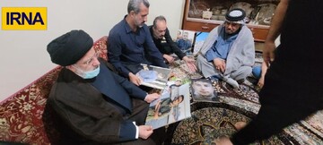 دیدار رئیس‎جمهور با حادثه‎دیدگان متروپل