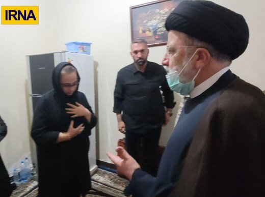 دیدار رئیس‎جمهور با حادثه‎دیدگان متروپل
