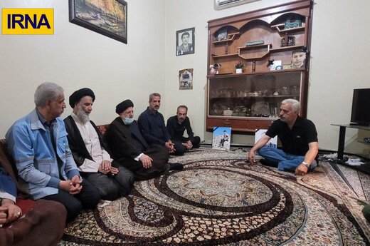 دیدار رئیس‎جمهور با حادثه‎دیدگان متروپل