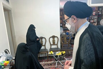 حضور سید محمد خاتمی در منزل مرحوم سید محمود دعایی (ره)