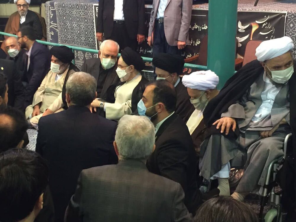 سيد محمد خاتمي في مراسم الوداع مصلى: كان دائما يحاول إزالة الغموض + صورة