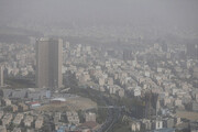 ببینید | تصاویری تازه از ورود توده گرد و خاک به تهران از نمای بزرگراه حکیم