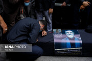 مراسم وداع با پیکر دعایی در حسینیه جماران + سخنرانی خاتمی، ظریف، ربیعی و رحمانی