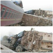 تصاویر | عکس‌های جدید از محل حادثه دلخراش خارج شدن قطار مشهد - یزد از ریل!