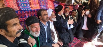 دیدار چهره به چهره رئیس جمهور در روستای لبد