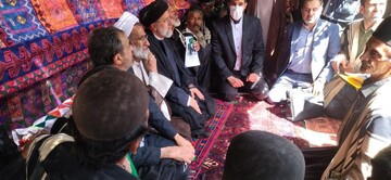دیدار چهره به چهره رئیس جمهور در روستای لبد
