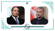 وزير الخارجية الايراني يستعرض ونظيره السوري مستجدات التعاون بين البلدين