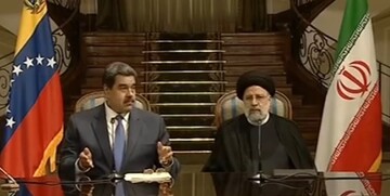 رئیسی در نشست مشترک با مادورو : ملت ایران تصمیم گرفت تحریم‌ها را به فرصت پیشرفت تبدیل کند