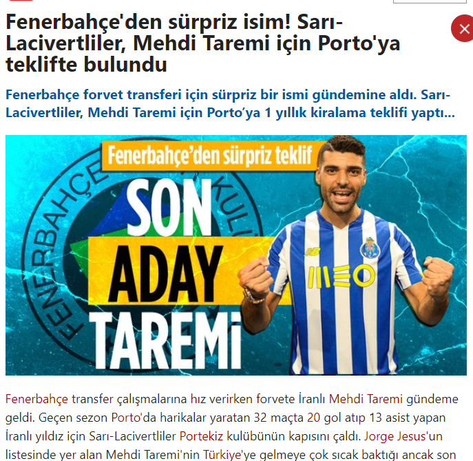 اصرار مربی پرتغالی به جذب مهدی طارمی/عکس