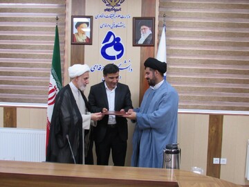 معارفه مسئول نهاد نمایندگی مقام معظم رهبری در دانشگاه فنی و حرفه ای سمنان