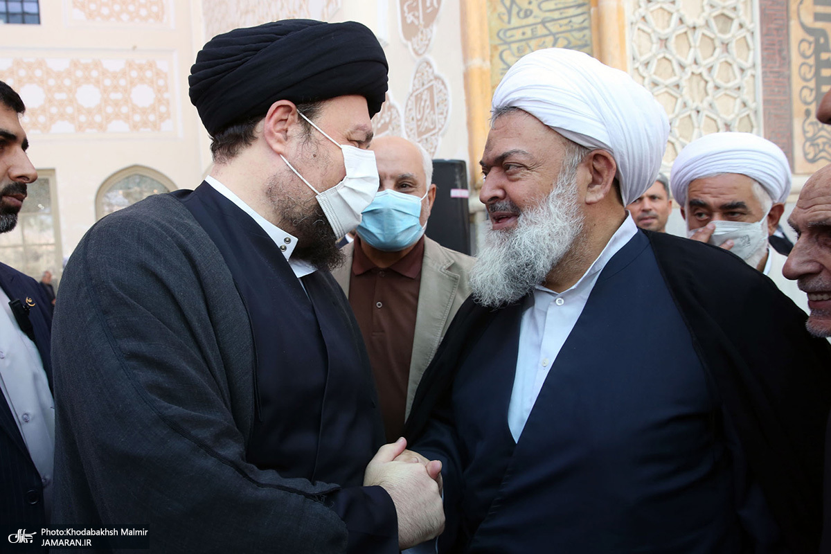 فرزند ارشد شهید محراب تشییع  شد + تصاویر 