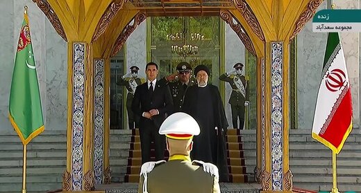  استقبال رئیس جمهور از همتای ترکمنستانی 