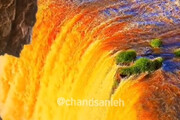 ببینید | قابی جادویی از بهشتی روی زمین؛ جشنواره رنگ در آبشار ایگوازو زیر نور آفتاب