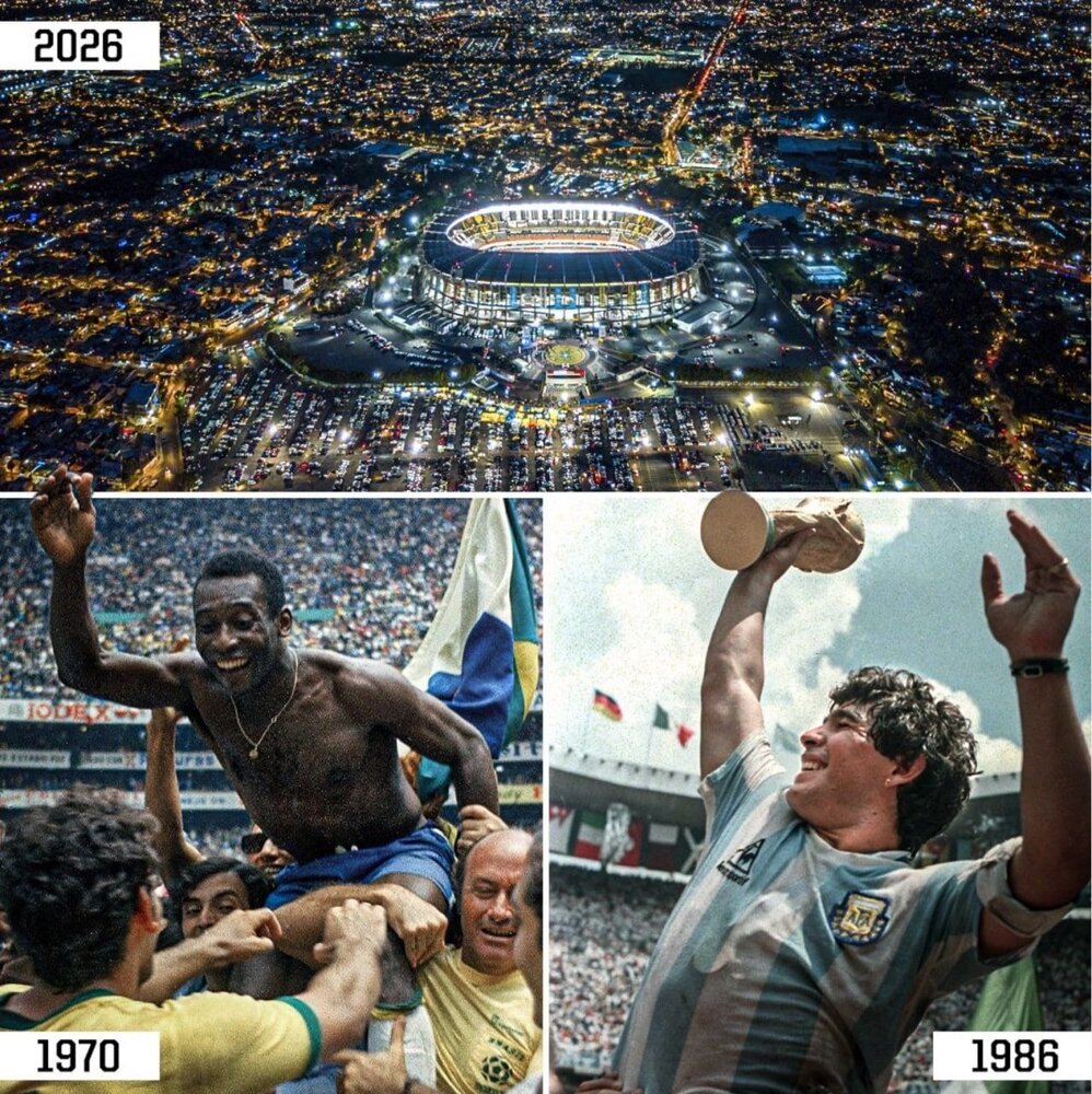 تکرار خاطرات پله و مارادونا در جام جهانی/عکس