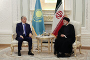 رئيسي : ايران وكازاخستان لديهما رؤى مشتركة حول قضايا المنطقة والعالم