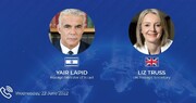 گفتگوی لاپید و تراس درباره ایران