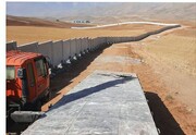 دیوار حصار منطقه ویژه اقتصادی ازنا بطول ۵ کیلومتر احداث شد