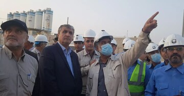 عملیات بتن ریزی دیواره راکتور واحد دوم نیروگاه اتمی بوشهر آغاز شد
