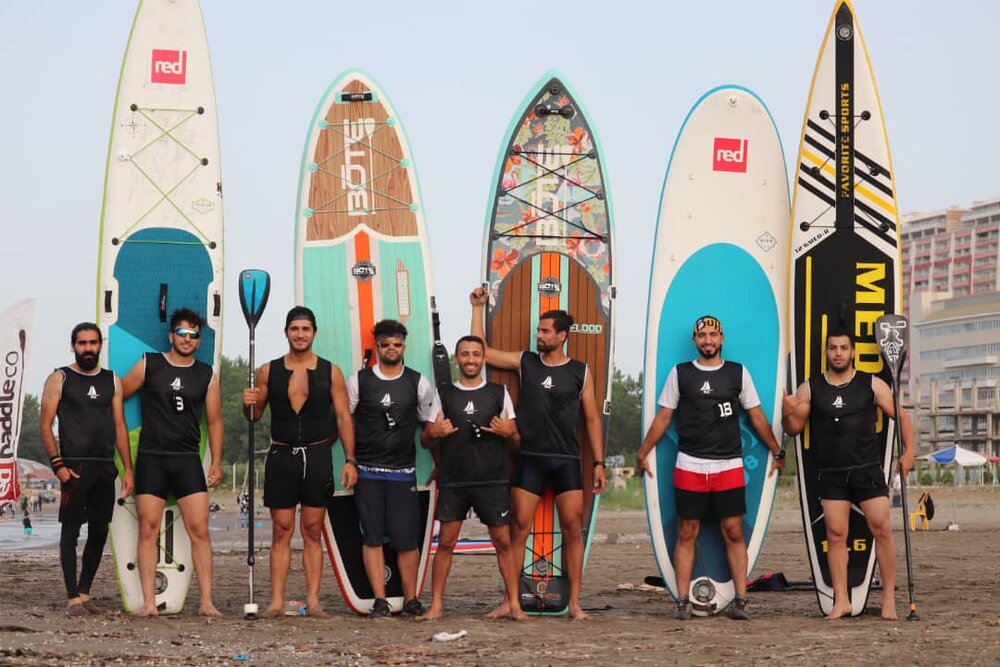 لیگ قهرمانی پدل بورد مارینا کاسپین در منطقه آزاد انزلی آغاز شد