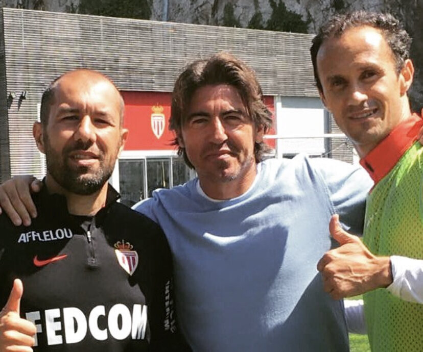 رییس جدید استقلالیها در کنار کاشف امباپه و مدافع رئال/عکس