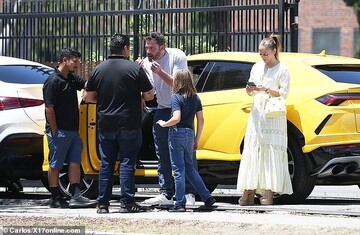 تصادف پسر ۱۰ ساله بن افلک با یک BMW پشت فرمان لامبورگینی!