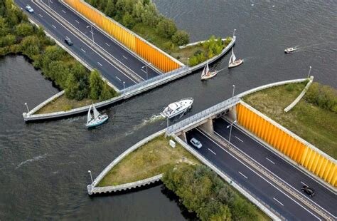 ببینید | شاهکار مهندسی هلندی‌ها؛ غیب شدن آب‌ها زیر آب!