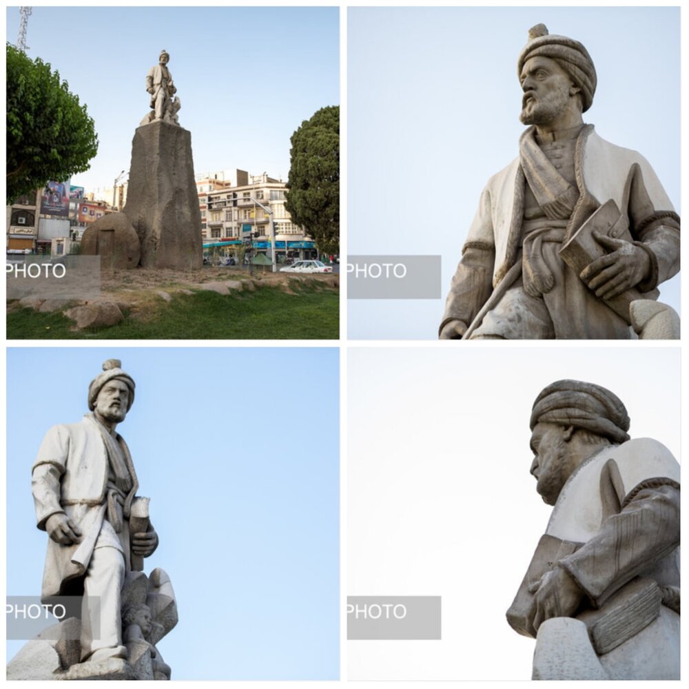 اعتراض عضو شورای شهر تهران به آسیبی که به مجسمه فردوسی زدند/ عکس