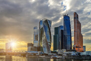 ببینید | اولین تصاویر از آتش‌سوزی در برج‌های دوقلوی مرکز تجارت جهانی مسکو