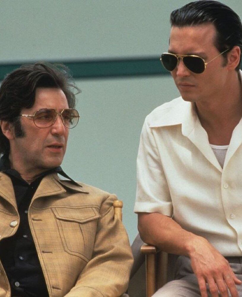 جانی دپ و آل پاچینو در فیلم «دنی براسکو»