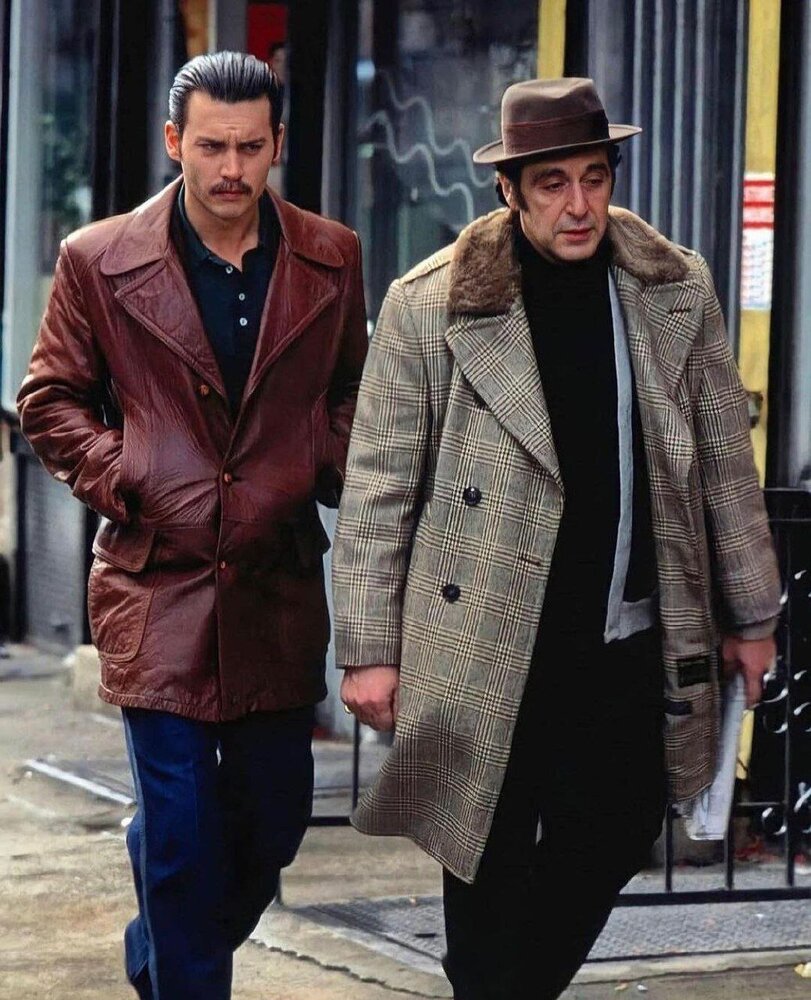 جانی دپ و آل پاچینو در فیلم «دنی براسکو»