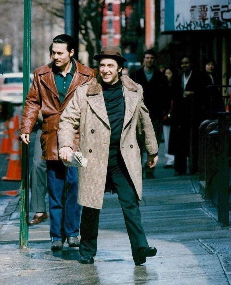 جانی دپ و آل پاچینو در فیلم «دنی براسکو»