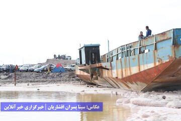 اوضاع نامساعد و در حال خشکی دریاچه ارومیه