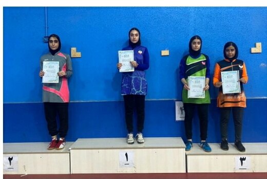 دختران اهوازی برنده مصاف استعدادهای برتر پینگ پنگ خوزستان