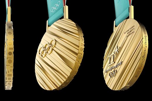 عکس| قصه عجیب مدال المپیک که از وسط نصف شد