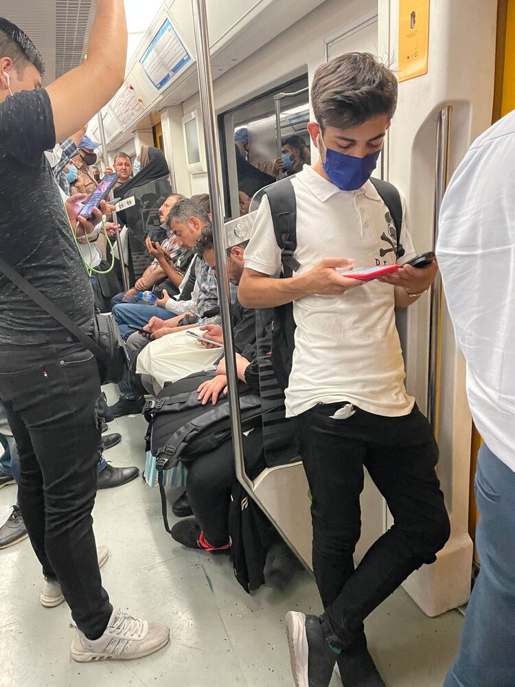 متروی تهران کرونا ندارد؟/ عکس