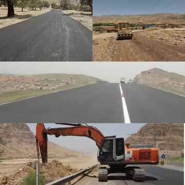 اجرای ۱۰۸ کیلومتر خط کشی محور خرم آباد پلدختر /  ساماندهی ۱۶۵ تابلو و علائم ایمنی 