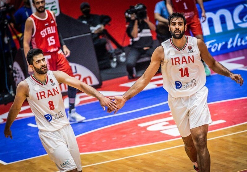 Iran basketball defeats Japan in Asian cup