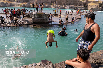 شنا در رودخانه «دز»