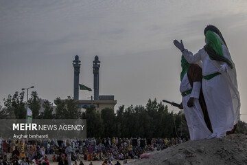 بازسازی واقعه غدیر خم در جزیره قشم