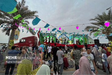 بازسازی واقعه غدیر خم در جزیره قشم