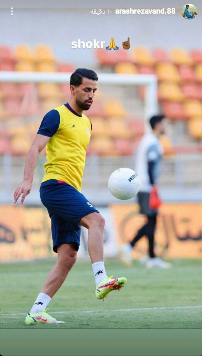 وینگر استقلال جدا شد/عکس