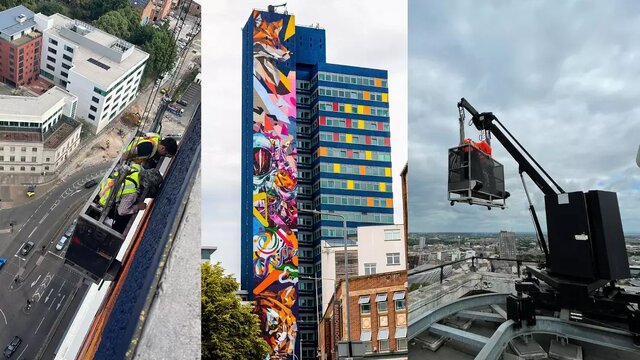 تصاویری از بلندترین دیوارنگارههای اروپا