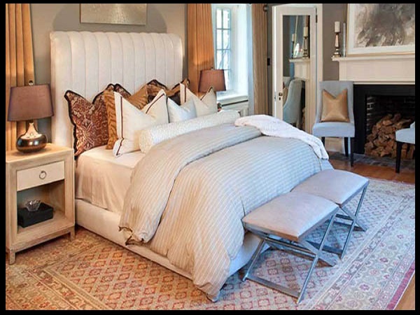 فرش در اتاق خواب