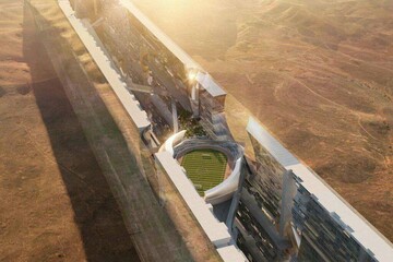 آسمان خراش افقی 120 کیلومتری در عربستان سعودی