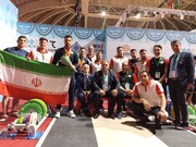 منتخب الشباب الايراني لرفع الاثقال يحلّ بالمركز الثاني على مستوى اسيا